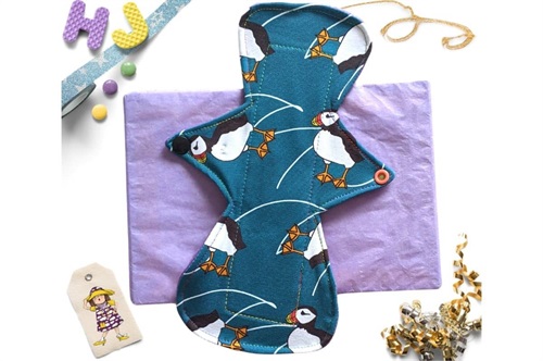 Buy  10 inch Cloth Pad Puffins now using this page
